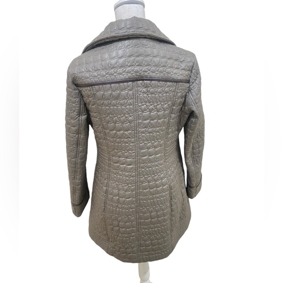Via Spiga diamond quilted Walker zip up jacket skim latte lightweight medium - Picture 8 of 12